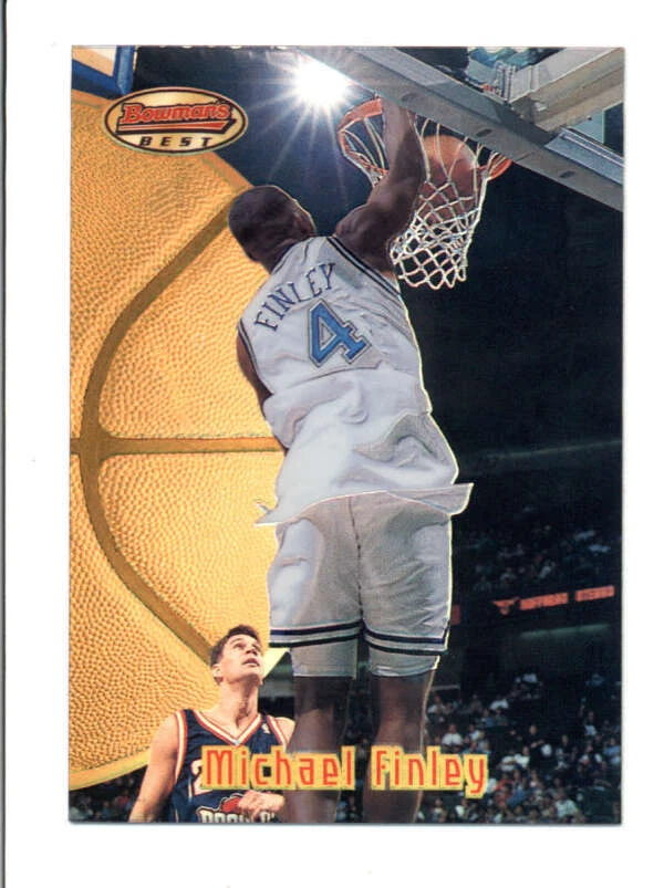 MICHAEL FINLEY 1998/99 BOWMAN'S BEST #2 REFRACTOR PARALLEL BC6434 - Image 1 of 1