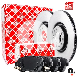 Febi front brake discs and pads kit for Nissan Micra V from 12.2016 - Picture 1 of 11