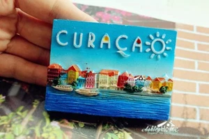 Curacao Island Netherlands Antilles Tourist Travel Souvenir 3D Fridge Magnet - Picture 1 of 5