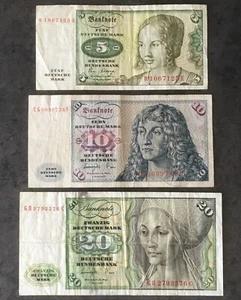 💎🍄 35 D-Mark DM Deutsche Mark Scheine 💥💥 Banknoten der Serie "BBk I/Ia" 🍄💎 - Bild 1 von 7