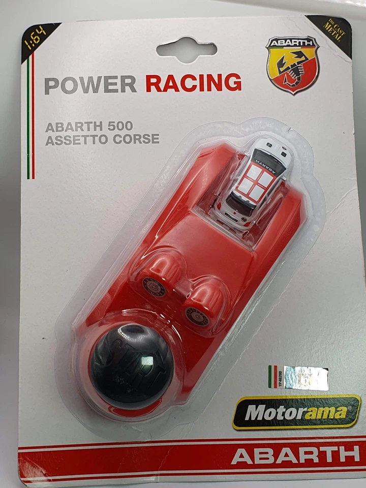 Fiat 500 Abarth Assetto Corse Motorama 1/64 Bianco - Immagine 1 di 1