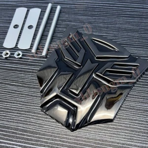 Schwarz Transformers Kühlergrill Abzeichen Plakette Logo Emblem Metallaufkleber - Bild 1 von 3