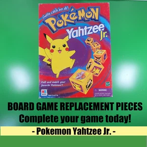 POKEMON YAHTZEE JR Board Game Replacement Parts - U PICK - Mewtwo, Gengar, Eevee - Picture 1 of 21