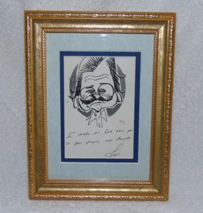 Lewis Grizzard Caricature Postcard - Picture 1 of 5