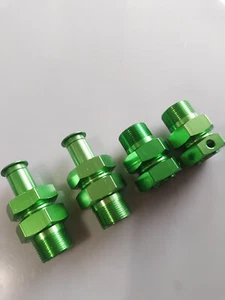 Aluminium Alloy front + rear wheel hub extended adapter for baja 5b 5t 5sc 1/5 - Picture 1 of 8
