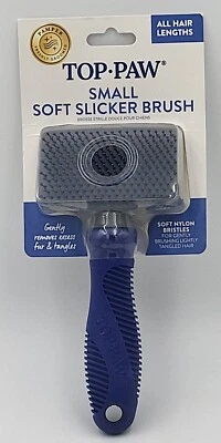 Cepillo liso suave pequeño Top Paw para todas las longitudes de cabello - Nuevo Foto 1 de 4