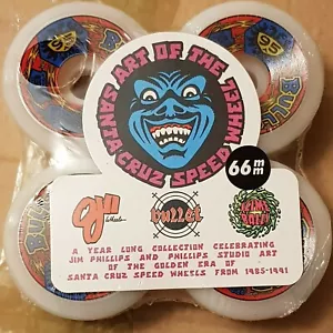 SANTA CRUZ Bullet 66- 95a 66 mm - Skateboard Wheels '80s Old School Reissue - Picture 1 of 5
