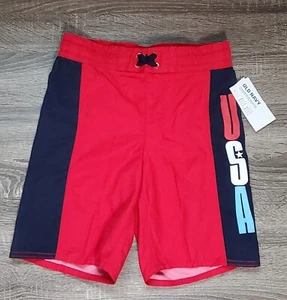 Old Navy Sz. M(8) Printed Board Shorts for Boys NWT - Picture 1 of 8