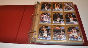 1990-91 NBA Hoops Basketball Complete Set 1-336 in Binder and sleeves - Picture 1 of 8