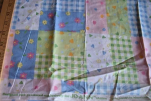 MULTI  PATCH PRINTS   100% COTTON FABRIC  31X44 INCHES - Picture 1 of 2