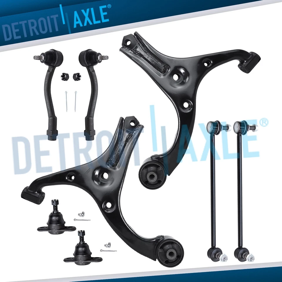 Front Lower Control Arms Ball Joints Suspension Kit for 2006-2011 Kia Rio Rio5 - Image 1 of 4