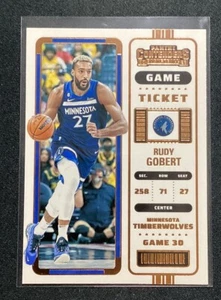 2022-23 Panini Contenders Rudy Gobert Bronze Game Ticket #1 Timberwolves - Picture 1 of 2