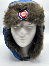 Chicago Cubs Pepsi SGA Wrigley Promo Lined aviator ear flap winter Hat