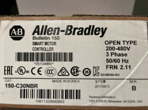 New Sealed Allen-Bradley 150-C30NBR 150C30NBR SMC-3 30A Smart Motor Controller