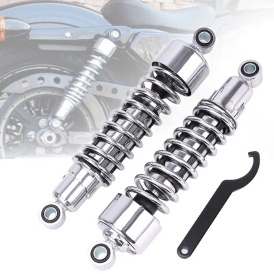 Par de suspensión amortiguador trasero 11,75" para Harley Sportster XL 883 1200 FXR Foto 1 de 4