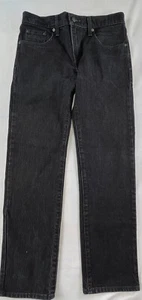 Pantalones de mezclilla ajustados Arizona para hombre talla 30 x 29 negros 5 bolsillos elásticos pierna recta - Imagen 1 de 12