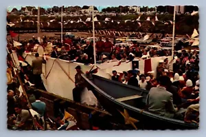 Postkarte Vintage gestempelt New Brunswick Ostküste Segen der Flotte Kanada - Bild 1 von 2