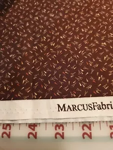 MARCUS Pam Buda CHEDDAR & CHOCOLATE Fat Qtr DASHING AROUND Civil War WESTERN - Picture 1 of 6