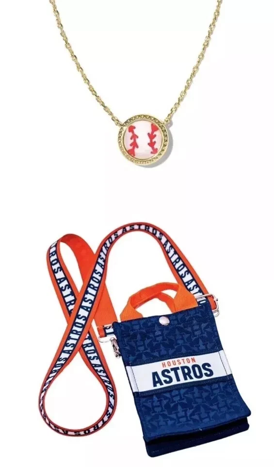 Houston Astros Mini Phone Tote + Kendra Scott Necklace *IN HAND* Girls Night Out - Image 1 of 1