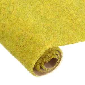 2Stk Kunstgras Matte Rasenattrappe für Garten Deko Tisch 8cmx25cm Golden Gelb - Bild 1 von 5