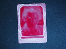 2013 Topps Star Wars Galactic Files Mustafar Duel Darth Vader Printing Plate 1/1