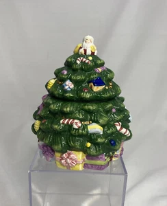 Spode Christmas Tree Covered Candy Trinket Dish 5 Inches - Picture 1 of 3