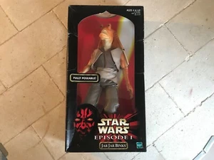 STAR WARS EPISODE 1 JAR JAR BINKS HASBRO 12” FIGURE 1998. BNIB - Foto 1 di 12