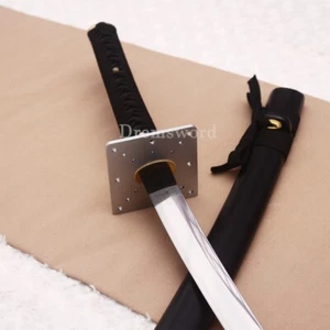 L6 Steel KO Katana 3.5" Iron Tsuba Japanese Samurai Sword for Battle & Practice - Picture 1 of 15