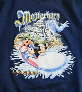 Sudadera De Colección Años 90 Disneyland Matterhorn Parque Temático Paseo L XL Mickey Mouse - Imagen 1 de 4