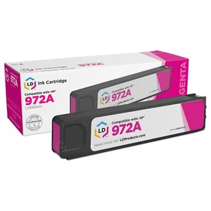 LD Compatible Ink Cartridge Replacements for HP 972A L0R89AN (Magenta) - Picture 1 of 9