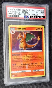 Pokemon Charizard Holo Promo Glurak English SM 226 Coll. Chest PSA 8 NM-Mint - Bild 1 von 2