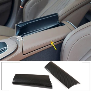 Cubierta protectora caja de reposabrazos para automóvil para fibra de carbono Benz EClass W212 W213 ABS - Imagen 1 de 8