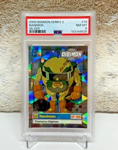 Digimon Animated Series 2 2000 - Nanimon Silver Holo #10 - PSA casi nuevo-como nuevo 8 - Imagen 1 de 2