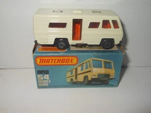 Matchbox Superfast No. 54 Mobile Home in Box Made in England Lesney - Picture 1 of 8