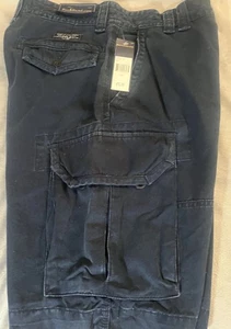 NWT New Polo Ralph Lauren Gellar Short Aviator Navy Cargo Shorts $75 Size 30 - Picture 1 of 3