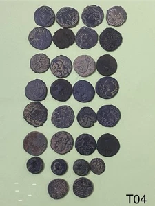 Hindu Shahi Dynasty ("Samanta Deva" )Silver 30 Coins Lot (T04) - Picture 1 of 2