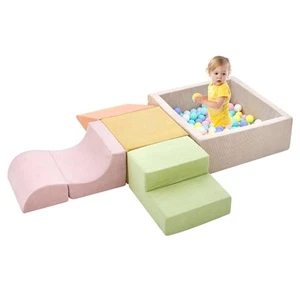 Climbing Toys for Toddlers 1-3 inside, Toddler Climbing Toys Indoor, 5-Piece ... - Picture 1 of 7