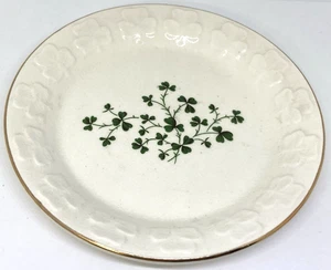 Small Shamrock Butter/Pin Dish Carrigdhoun Pottery Co-Op Cork Ireland, Irish - Picture 1 of 4