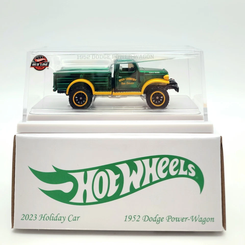 HOT WHEELS 2023 RLC Holiday Car 1952 Dodge Power Wagon Red Line Club HNL31