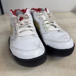 Nike Air Jordan V Retro Low G Golf Fire Red Shoes Mens Size 5.5 - Picture 1 of 9