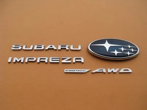 08 09 10 11 12 13 14 SUBARU IMPREZA AWD SEDAN REAR EMBLEM LOGO BADGE SIGN A46119 - Picture 1 of 12