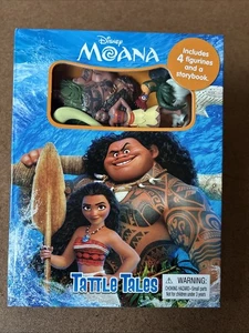 Disneys Moana Tattle Tales Includes 4 Figures And A Storybook - Picture 1 of 10