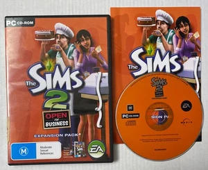 2834 The Sims 2 Open For Business Expansion Pack Only PC Complete - Picture 1 of 3