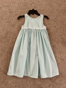 Girls Seersucker Dress Size 6/7 - Picture 1 of 3