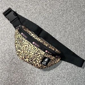 Class X-Girl Collaboration Lesportsac Body Bag Leopard Print - Picture 1 of 7