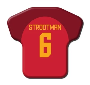 Calamita Simile a T-Shirt Calcio Stagione 2017/2018 Roma 6  Kevin Strootman - Picture 1 of 9