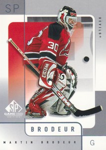 2000-01 SP Game Used Hockey #36 Martin Brodeur New Jersey Devils