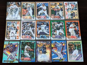 2023 Topps Baseball Serial Numbered Color & Auto Rookie & Vets (15)