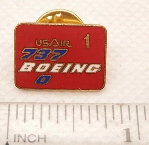 Vintage Boeing 737-300 USAir #1 Promo Employee Award Hut/Anstecknadel - WINZIG! - Bild 1 von 2