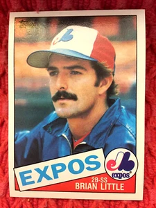 Expos Brian Little #257   MLB Vintage Baseball Card Ships Free - Picture 1 of 2